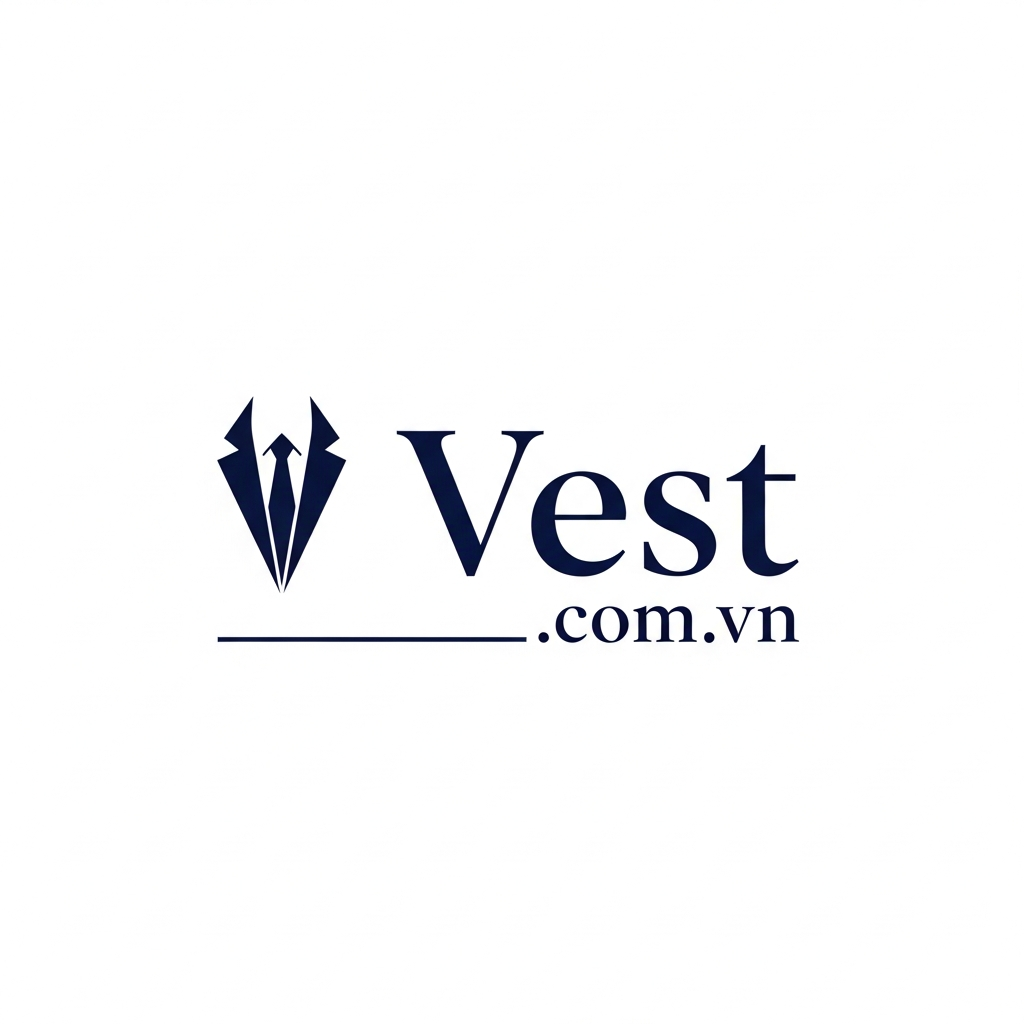 Mẫu vest nam màu be thanh lịch